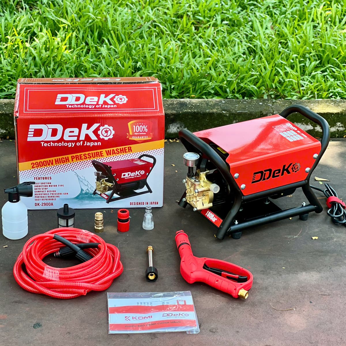 Máy rửa xe gia đình 2900W DEKO DK-2900AK — ảnh 1